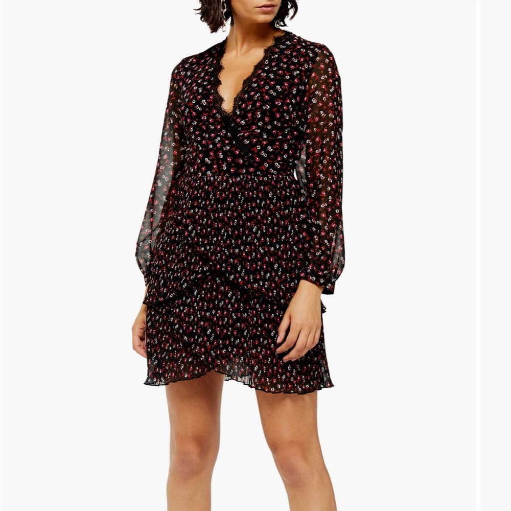 Topshop floral dress.